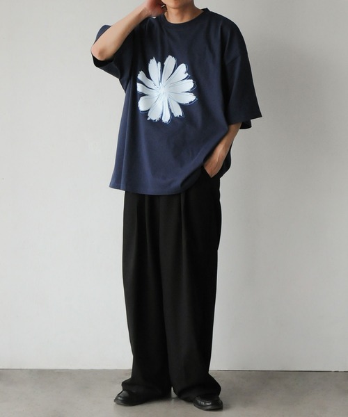 「Nilway」 半袖Tシャツ MEDIUM ベージュ メンズ_画像4