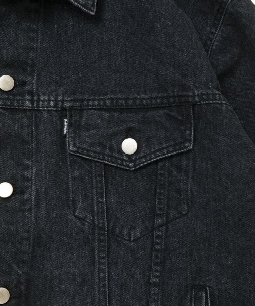 ダウンジャケット ダウン 「ROTTWEILER」R9 DENIM JACKET / ブラック 「RW25A0102」 メンズの画像