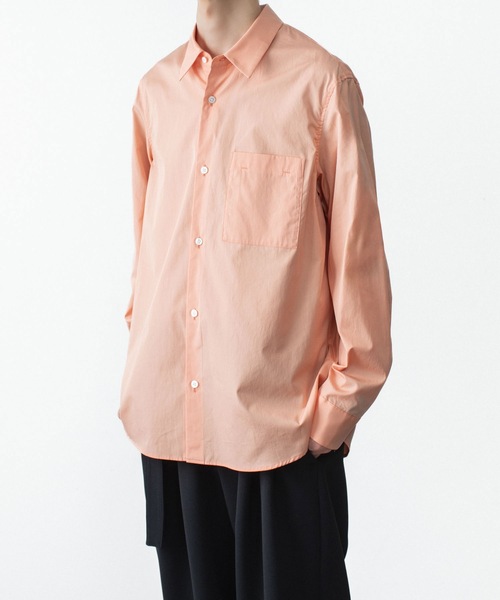 さきら様　未使用　Attachment アタッチメント　ノーカラー　長袖シャツ ATTACHMENT（アタッチメント） シャツ 140/2 ギザブロード L/S SHIRT