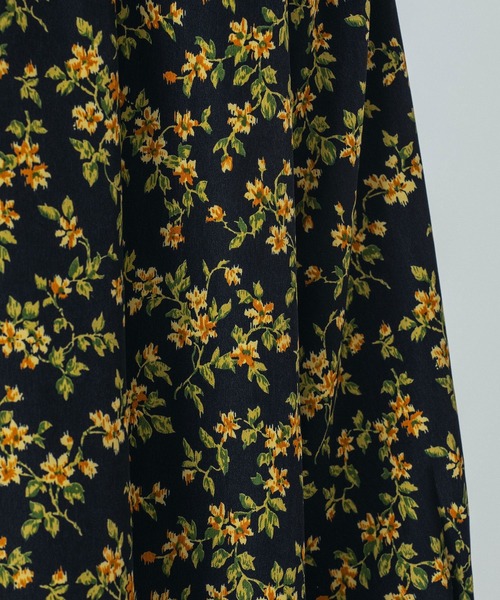 ROSE BUD（ローズバッド） ブラウス シャツ FLOWER PRINT BLOUSE