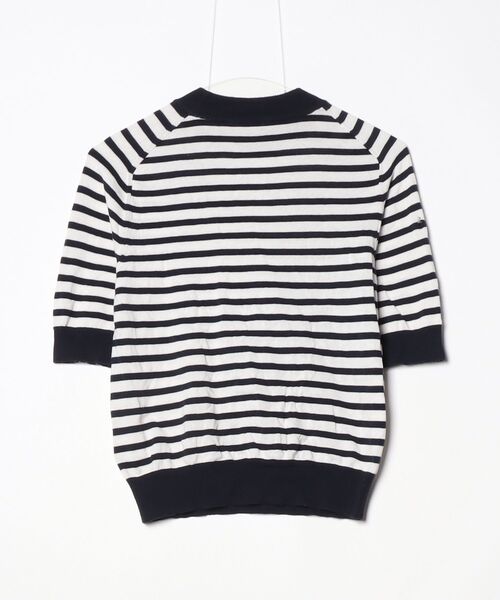 「DRESSTERIOR」 半袖ニット 38 ネイビー レディースの画像