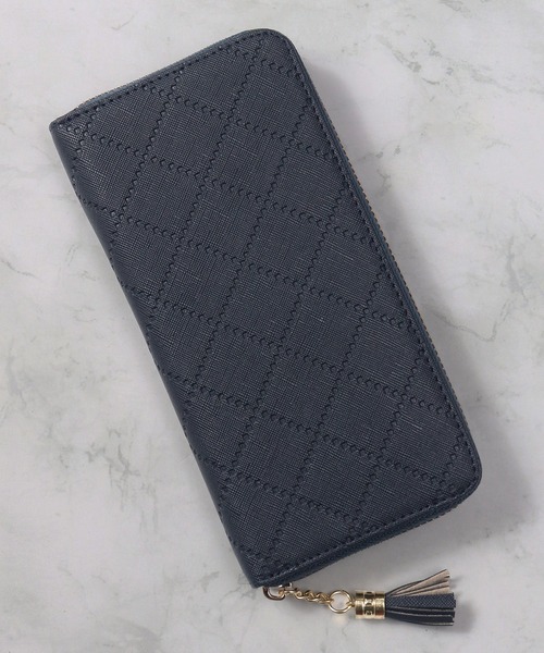 Blanc Pomme（ブランポム） 長財布 財布 ゴールドプレート長財布