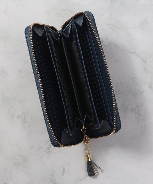 Blanc Pomme（ブランポム） 長財布 財布 ゴールドプレート長財布