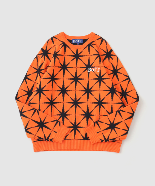 BoTT（ボット） セーター ニット SPARKLE JACQUARD KNIT SWEATER