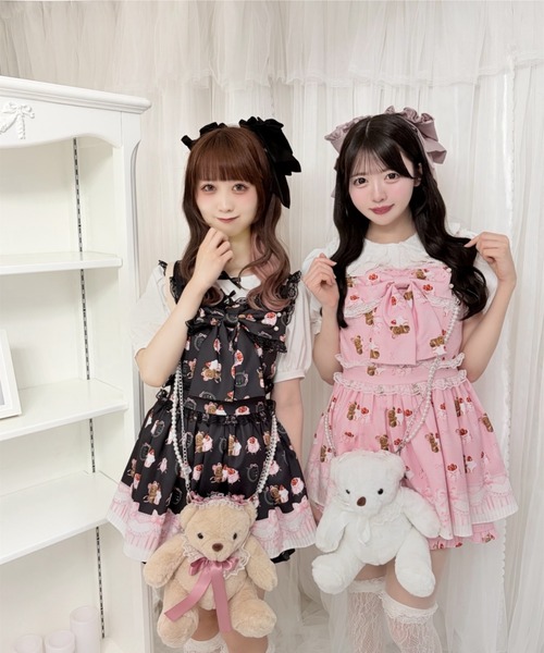 Ank Rouge（アンクルージュ） ワンピース くまちゃんSETUP : ZOZOTOWN