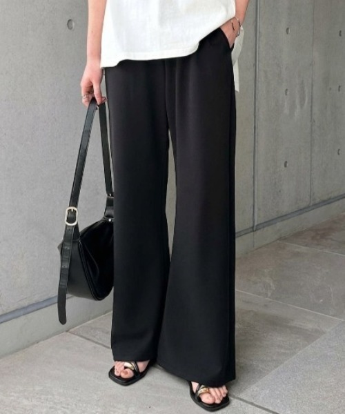 GeeRA（ジーラ） スラックス パンツ 「S-LL展開」美脚見せ！オン/オフ