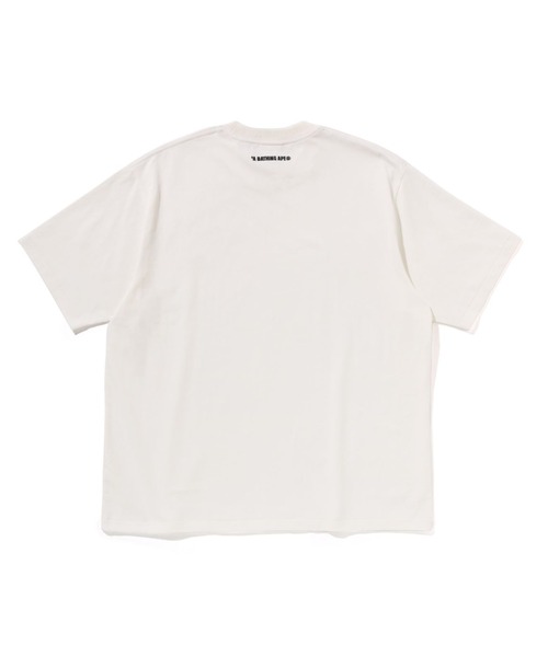 「A BATHING APE」 半袖Tシャツ - アイボリー メンズの画像