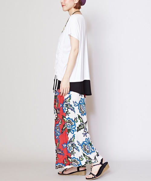 「チャイハネ」 イージーパンツ FREE オレンジ レディース_画像5