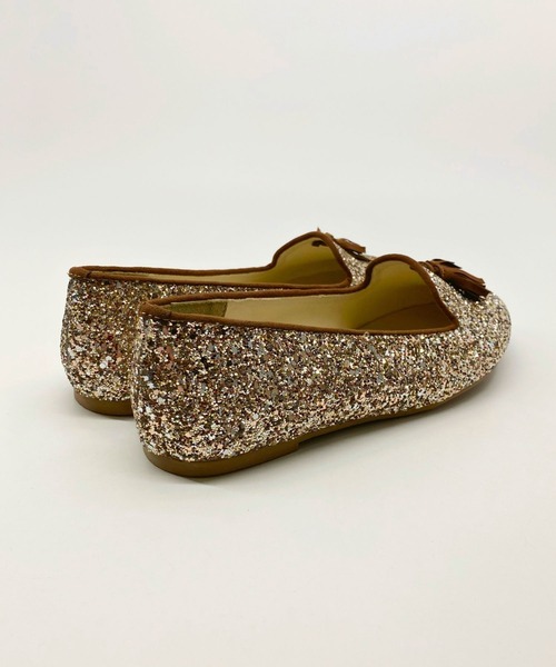 「Sugar Sugar」 フラットパンプス M ゴールド レディース_画像2