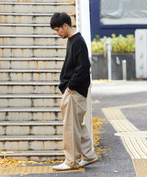 「FREAK'S STORE」 長袖ニット MEDIUM ホワイト メンズの画像3