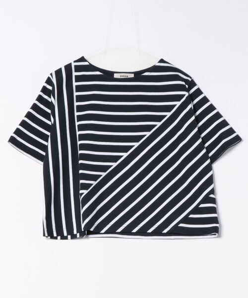 「ZUCCa」 半袖Tシャツ M size ネイビー レディース_画像7
