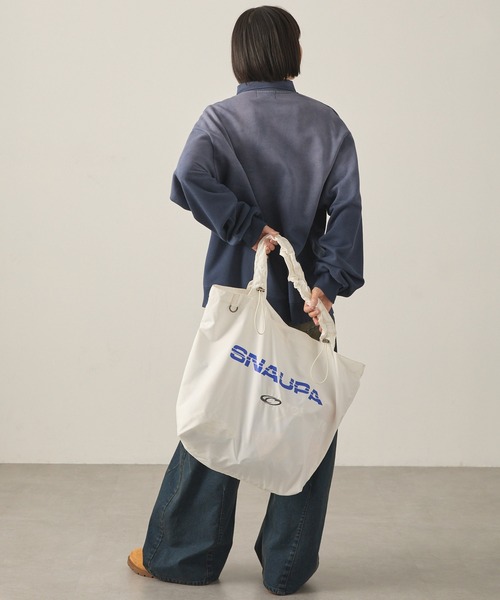 「Snap club」 トートバッグ FREE ネイビー レディース_画像8