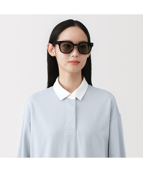 無印良品（MUJI） サングラス UV400 ウェリントン型 サングラス