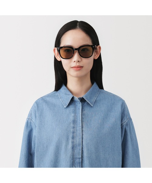 無印良品（MUJI） サングラス UV400 ウェリントン型 サングラス