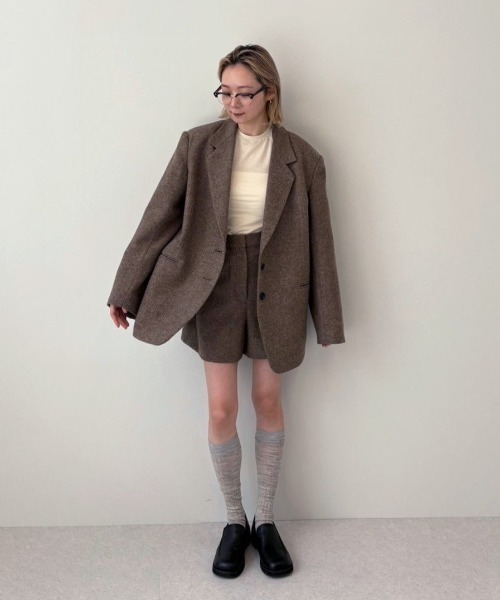 「anuke」 ショートパンツ 36inch ブラウン レディース