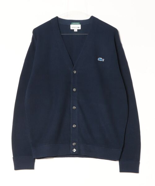 LACOSTE（ラコステ） ニットカーディガン 5 ネイビー メンズ 
