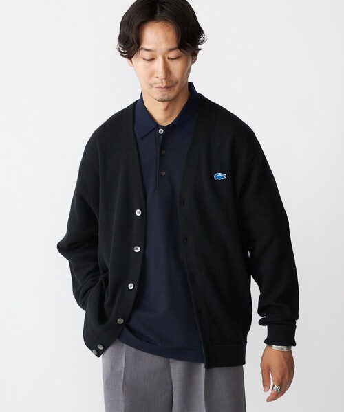 LACOSTE（ラコステ） ニットカーディガン 5 ネイビー メンズ