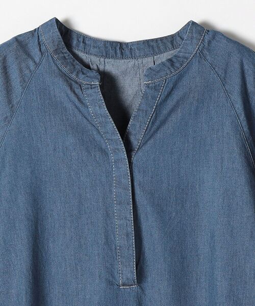 「SHIPS any」 半袖ワンピース ONE SIZE ブルー レディース_画像5