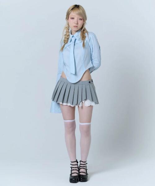 neith.（ネイス） スカート neith./ネイス/Destroyed Micro Mini Skirt