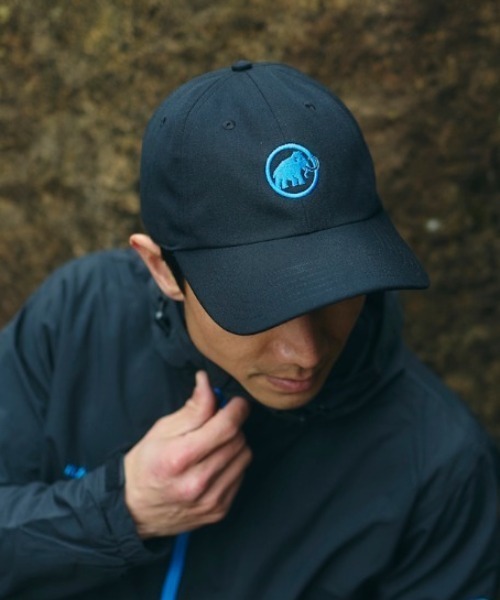 MAMMUT マムート アウトドア帽子 アルナスカ キャップ青 メンズL新品 MAMMUT（マムート） キャップ 帽子 ベースボールキャップマムート AE