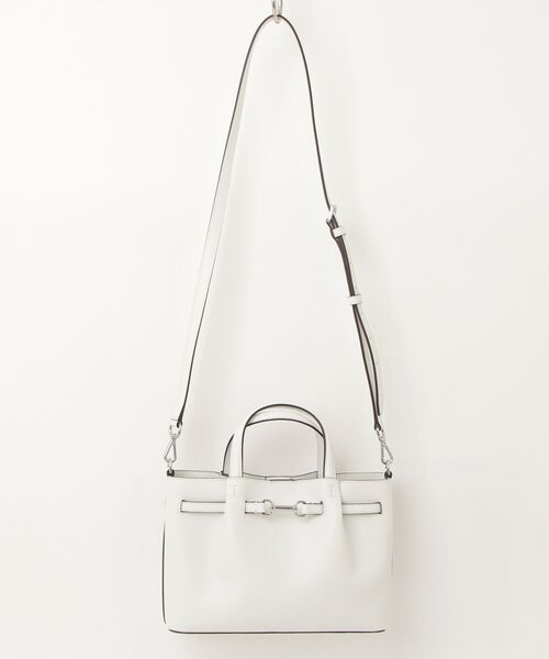 MICHAEL KORS ハンドバッグ ホワイト MICHAEL KORS（マイケルコース） 2WAYバッグ FREE ホワイト レディース