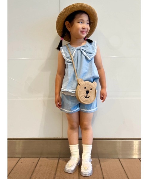 GAP（ギャップ） セットアップ デニム リボン コーデセット (幼児 