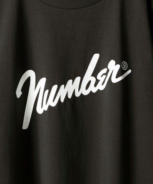 「NUMBER (N)INE」 半袖Tシャツ 3 ブラック×ブラック メンズ_画像3