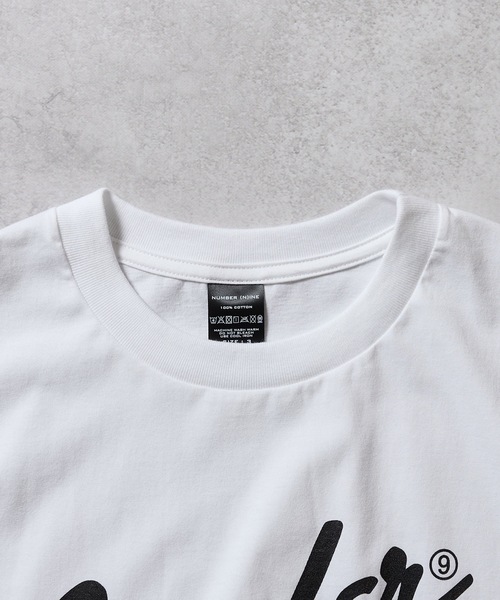「NUMBER (N)INE」 半袖Tシャツ 3 ブラック×ブラック メンズ_画像7