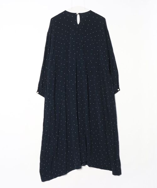 「PHEENY」 長袖ワンピース FREE ネイビー レディース_画像2