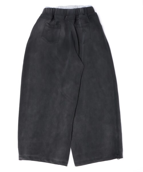 スウェットパンツ ジャージ a.p.o.v. ダーティースプレーダブルウエストスウェットパンツ メンズ レディースの画像