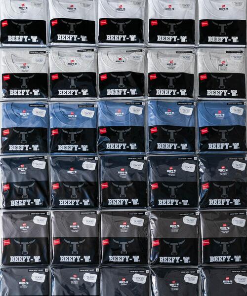 Hanes（ヘインズ） tシャツ 「別注」HANES×DOORS BEEFY-T DOORS FIT