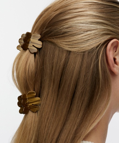 marimekko Unikko Hair Clip Large ブラウン marimekko（マリメッコ） ヘアクリップ Nano Unikko / Hair Clip Set