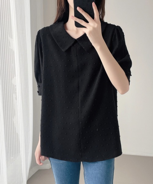 「ABITOKYO」 半袖シャツ X-LARGE ブラック レディース_画像9