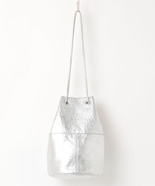 「marco masi」 トートバッグ - シルバー レディース_画像2