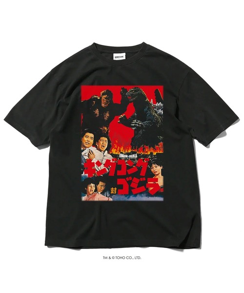 HOMEGAME tシャツ ゴジラ × ホームゲーム「HOMEGAME 」- 半袖Tシャツ