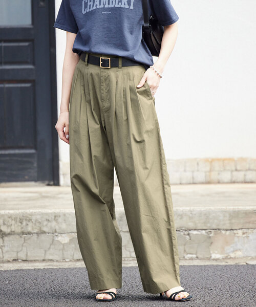 「SLOBE IENA」 パンツ 36 グレー レディース_画像3