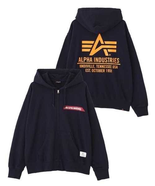 （希少）アルファインダストリーズ/ALPHA INDUSTRIES INC Alpha Industries（アルファ・インダストリーズ） パーカー 「日本限定