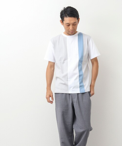 「NOLLEY'S goodman」 半袖Tシャツ L グレー系その他 メンズ_画像2