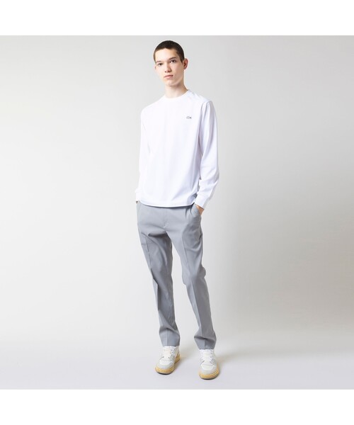 「LACOSTE」 長袖Tシャツ 5 ネイビー メンズ_画像3