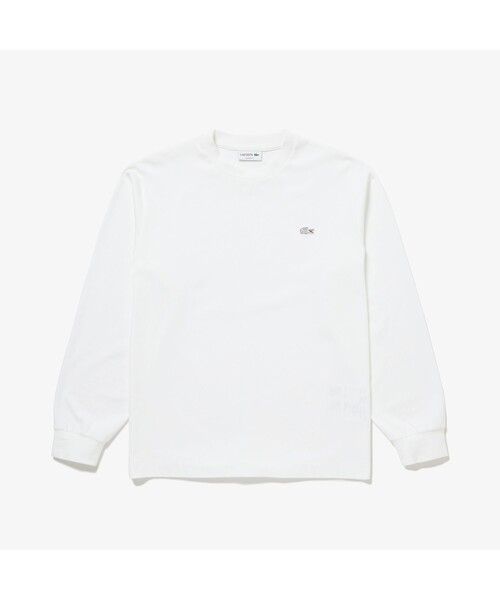 「LACOSTE」 長袖Tシャツ 5 ネイビー メンズ_画像4