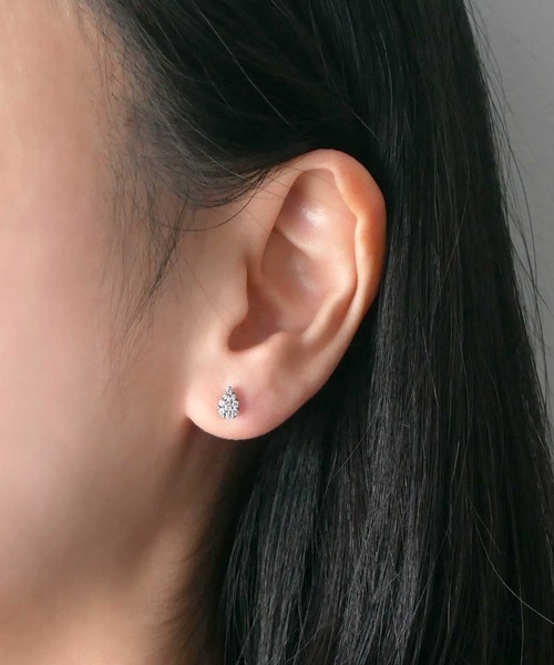 Vendome Aoyama　Pt ドロップ オブ ガーランド ピアス VENDOME AOYAMA ピアス ドロップ オブ ガーランド ダイヤモンド