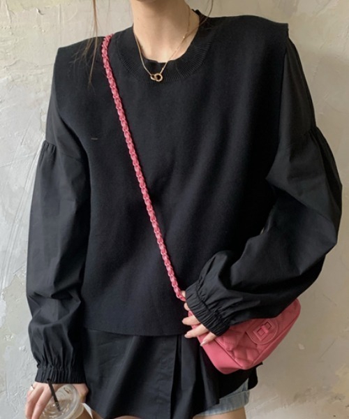 日本製好評 シャツ ブラウス レイヤードニットベスト+ ブラウスセット ZOZOTOWN PayPayモール店 - 通販 - PayPayモール 安い超歓迎