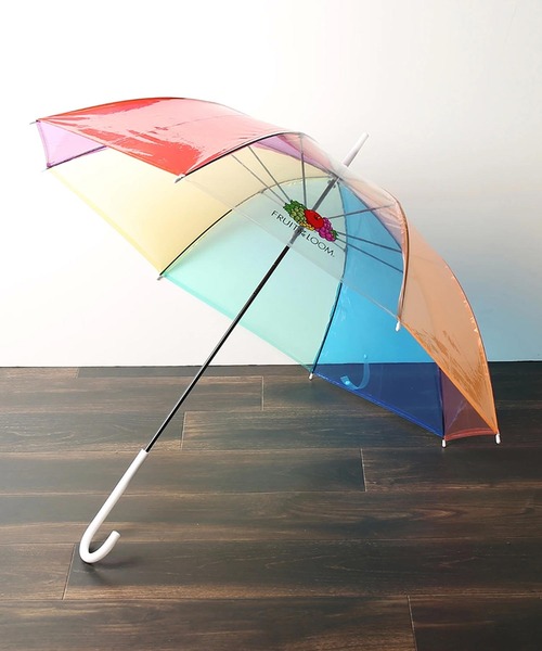フルーツ柄 青色 長傘 FRUIT OF THE LOOM 傘 「FRUIT LOOM」Umbrella/長傘 メンズ