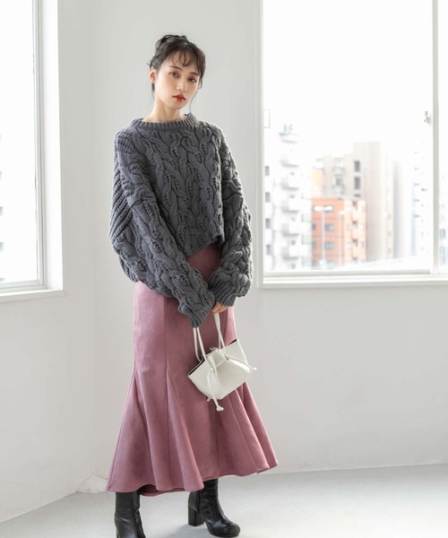 fifth(フィフス) スカート フェイクスエードマーメイドスカート fifth(フィフス) スカート フェイクスエードマーメイドスカート