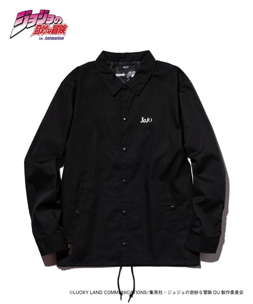 アウター Star Platinum Coach JKT / スタープラチナコーチジャケット 【ジョジョの奇妙な冒険コラボレーションアイテム】 Star Platinum Coach JKT スタープラチナコーチジャケット ジョジョの奇妙な冒険コラボレーションアイテム Polyester