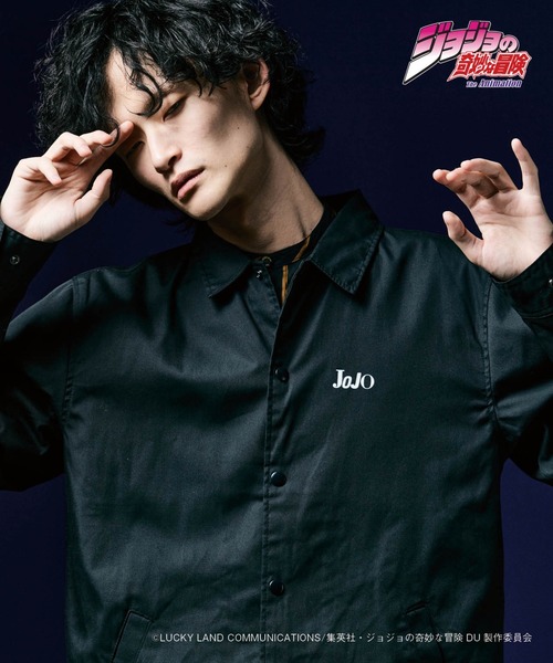 アウター Star Platinum Coach JKT / スタープラチナコーチジャケット 【ジョジョの奇妙な冒険コラボレーションアイテム】 Star Platinum Coach JKT スタープラチナコーチジャケット ジョジョの奇妙な冒険コラボレーションアイテム Polyester