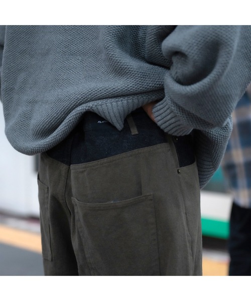 FLATLUX RELIEVE DENIM BROWN Lサイズ FLATLUX RELIEVE DENIM BROWN Lサイズ