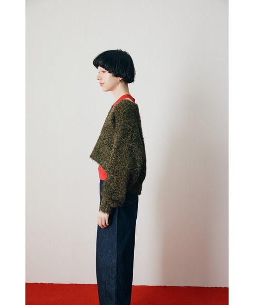 tシャツ Shiny knit top シャイニーニットトップス レディース HeRIN.CYE tシャツ Shiny knit top シャイニーニットトップス