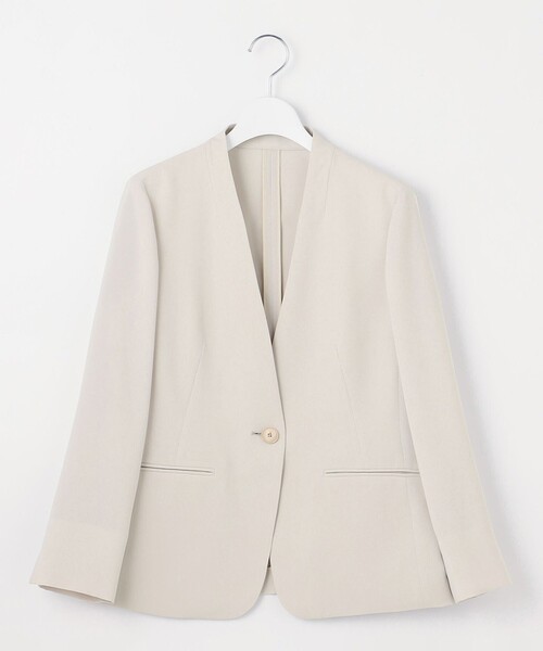 自由区 ジャケット ノーカラージャケット 「セットアップ対応・UV