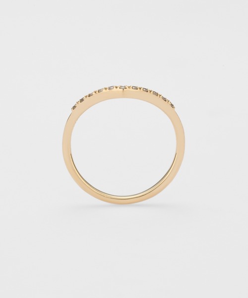 agete（アガット） 指輪 リング K18ダイヤモンドピンキーリング